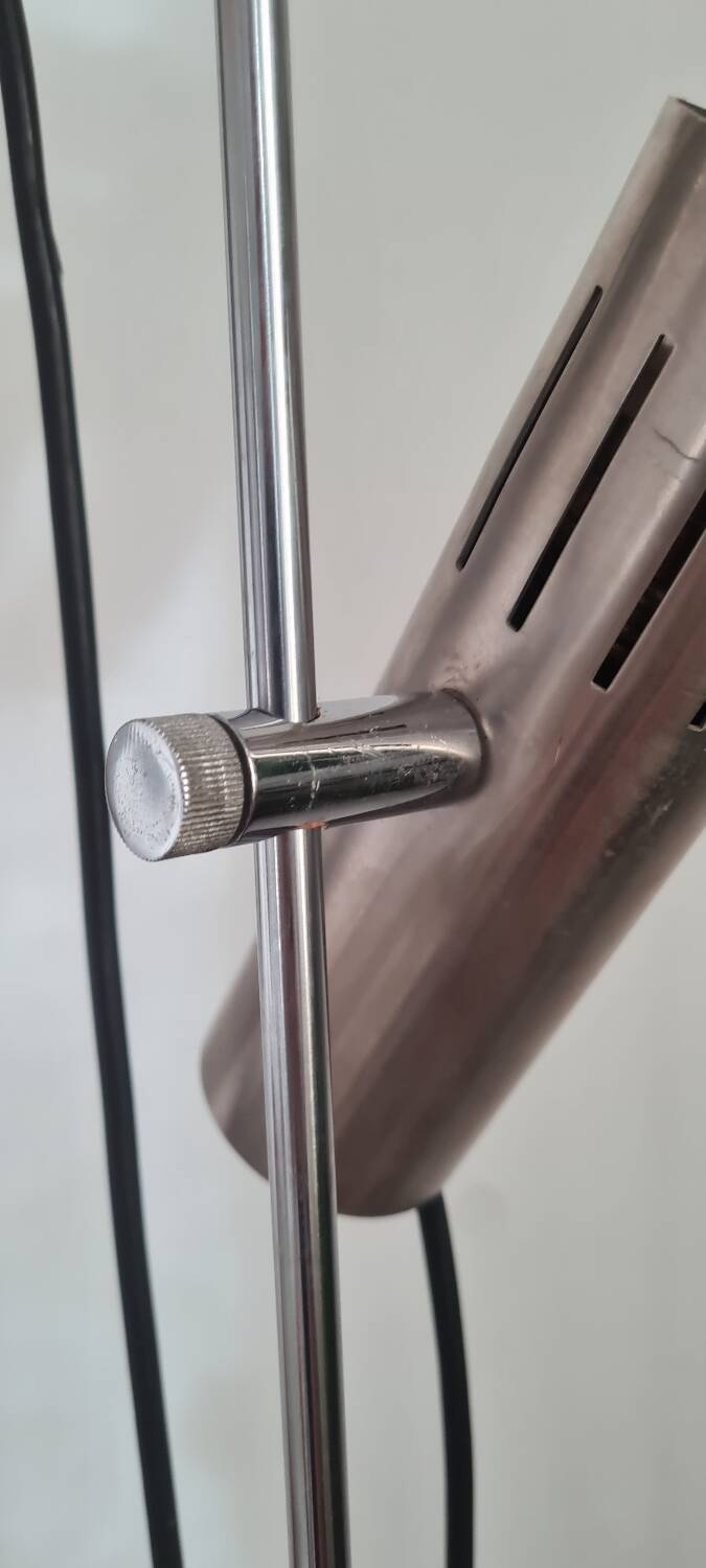 A14 floor lamp with two spotlights by Alain Richard