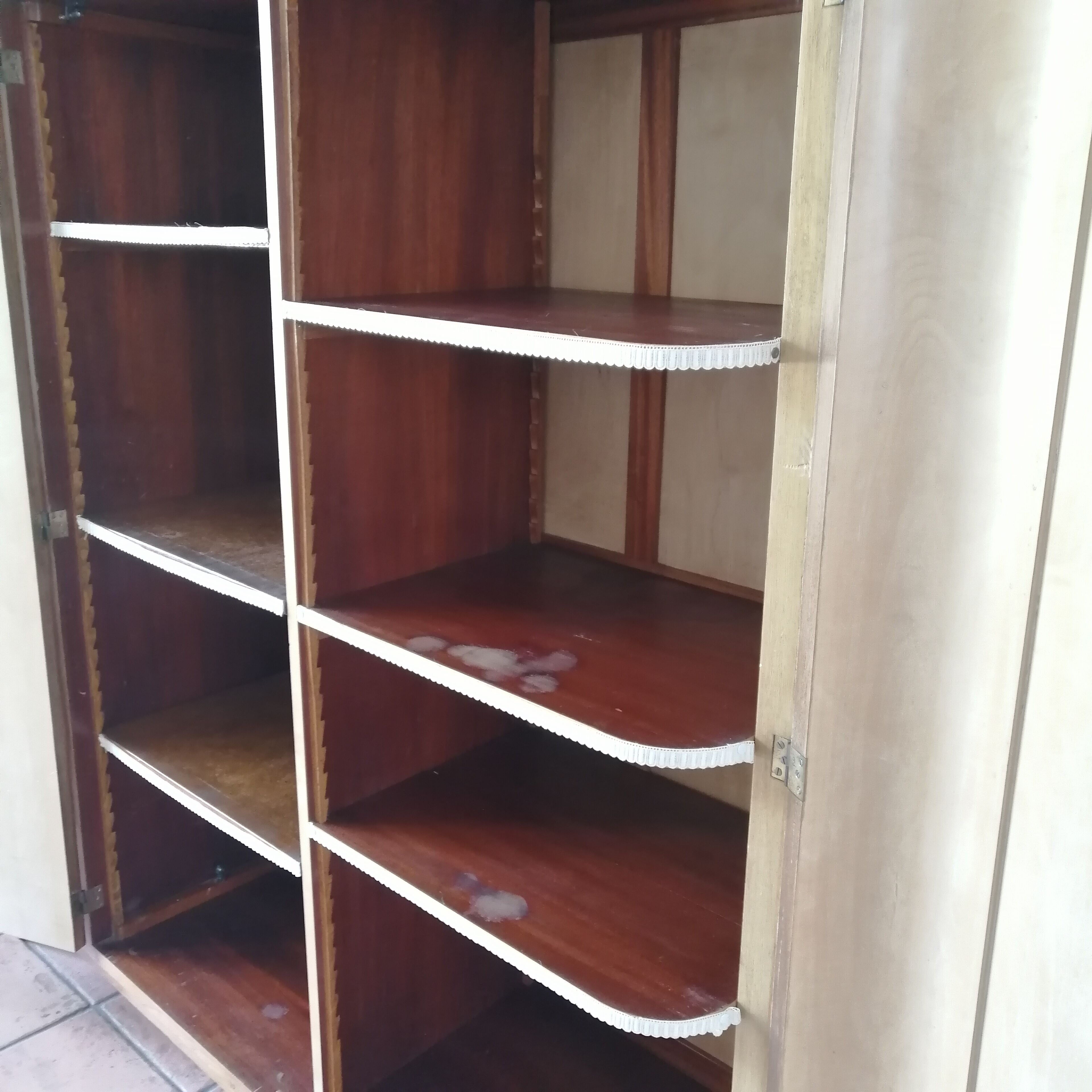 Asymmetrical art deco wardrobe