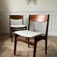 Pair of teak chairs by Erik Buck