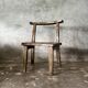 Large old teak chair or armchair H84 L60