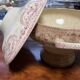 Soupière in earthenware iron earth Sarreguemines service Edge 1900