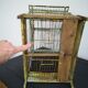 Cage à oiseaux ancienne en bois