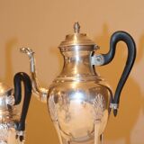 Empire style silver-plated metal tea and coffee service