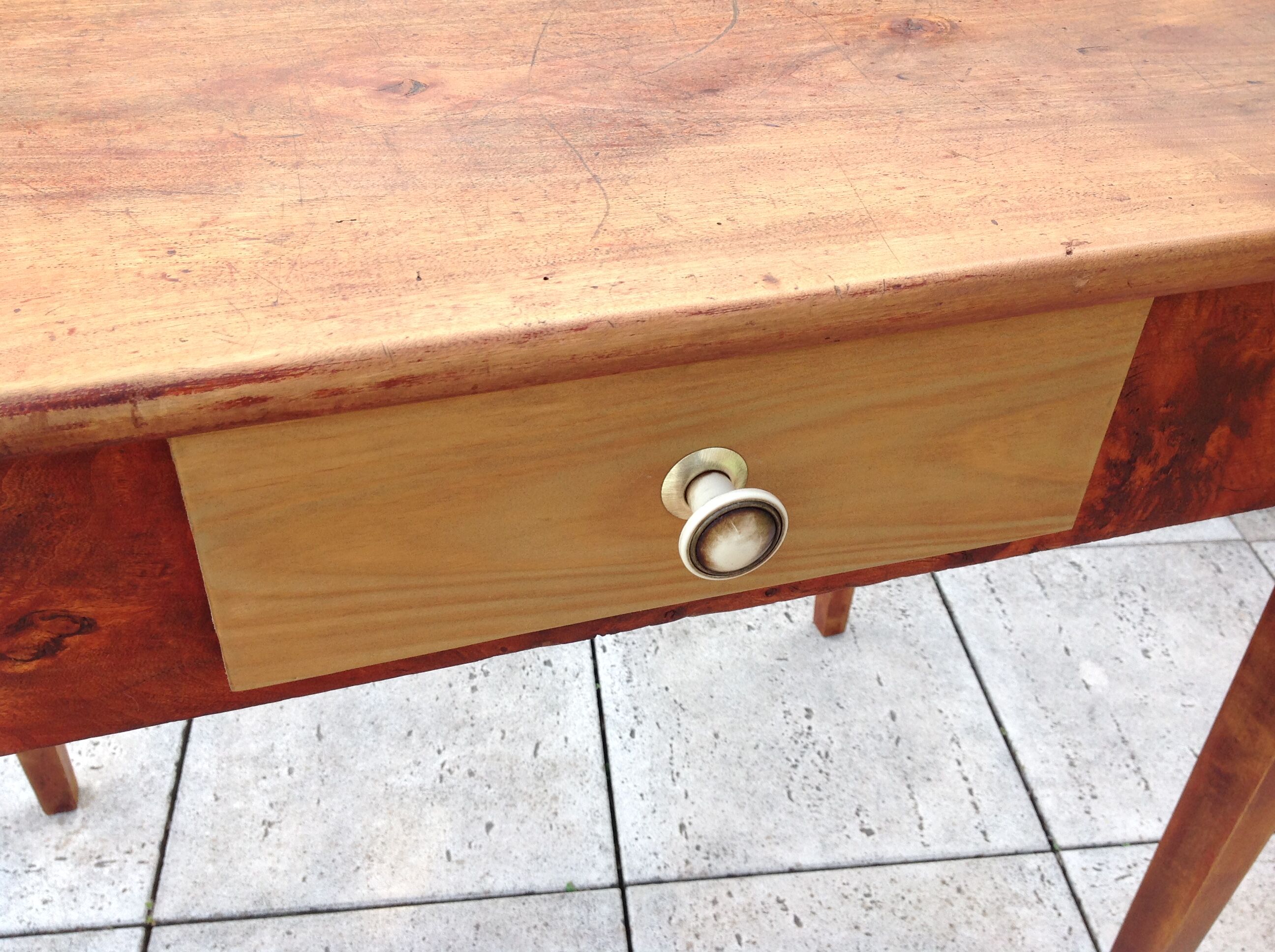 Antique vintage farmhouse table from the 40s and 50s