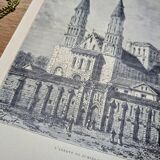 Printed in 1906, Jumièges Abbey.