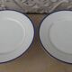 Old pair of Limoges Porcelaine compotiers