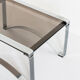 Vintage coffee table in chromed metal and glass, France 1970
