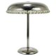 Mushroom Table Lamp in Nickel and Crystal Bakalowits Vienna, Austria, 1950s