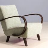 Pair of armchairs H-227, Jindřich Halabala, 1930s, Czechoslovakia