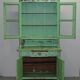 Victorian Green Patinated Buffet, Library or Cabinet