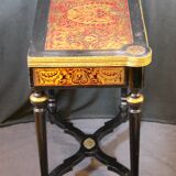 Console de table de jeu de cartes antique