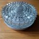 Molded glass wall or ceiling lamp