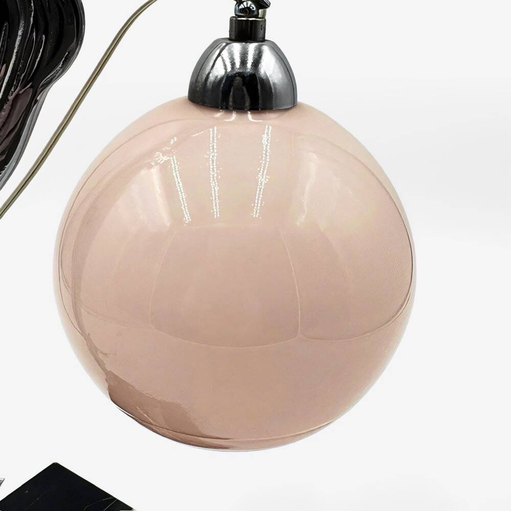 Chrome marabout lamp Art Deco