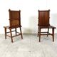 Mid century bamboo dining chairs, 1960s