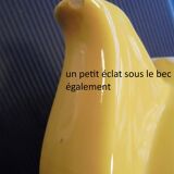 Théière vintage jaune
