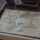 Sanctuary of Olympia, Greece, original plan printed in 1910.
