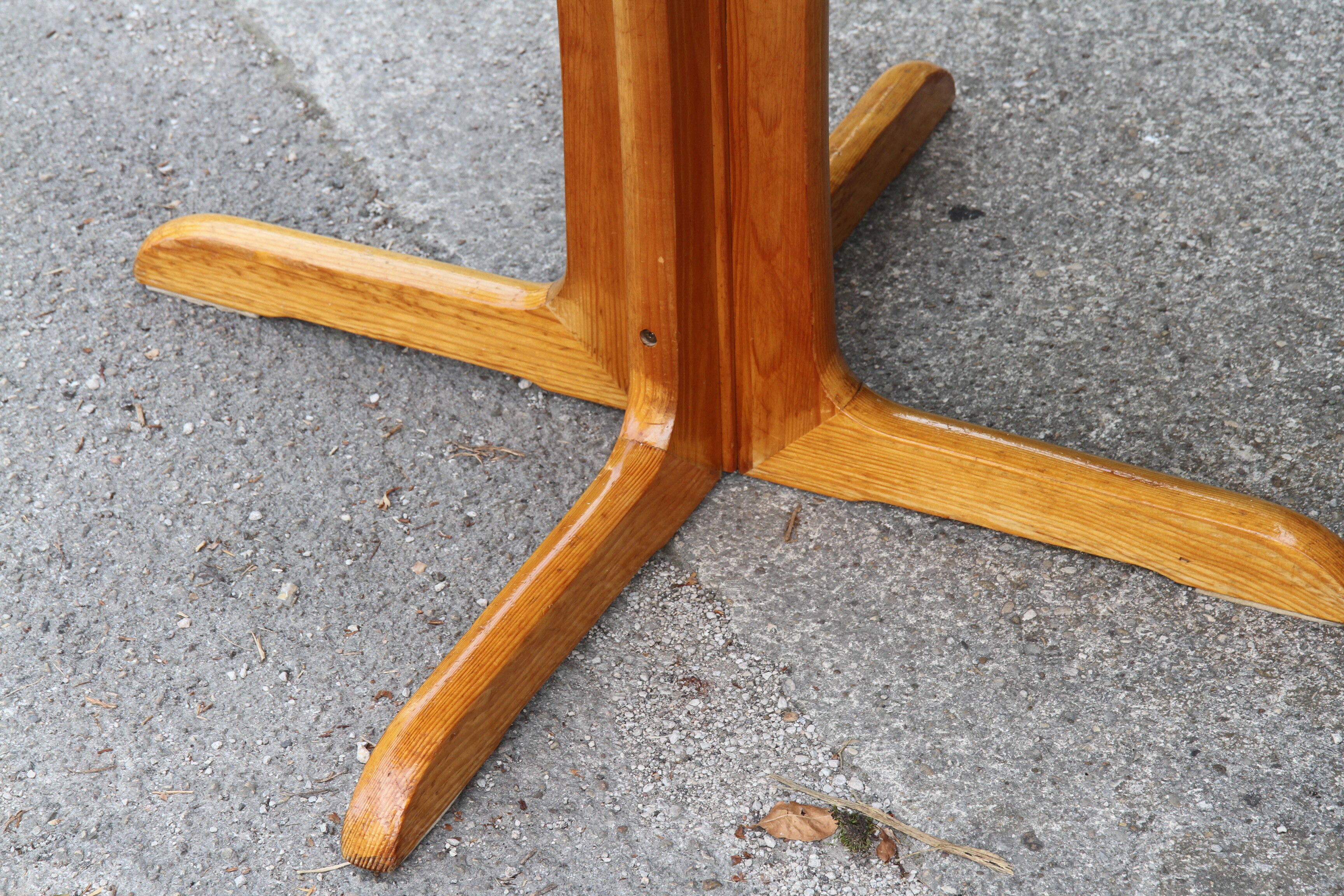 200cm pine expandable dining table