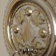 Pair of Vintage Silver/ Nickel Plated Swedish Sconce
