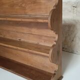 Ancienne étagère  murale en bois brut