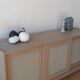 Scandinavian woden long sideboard.