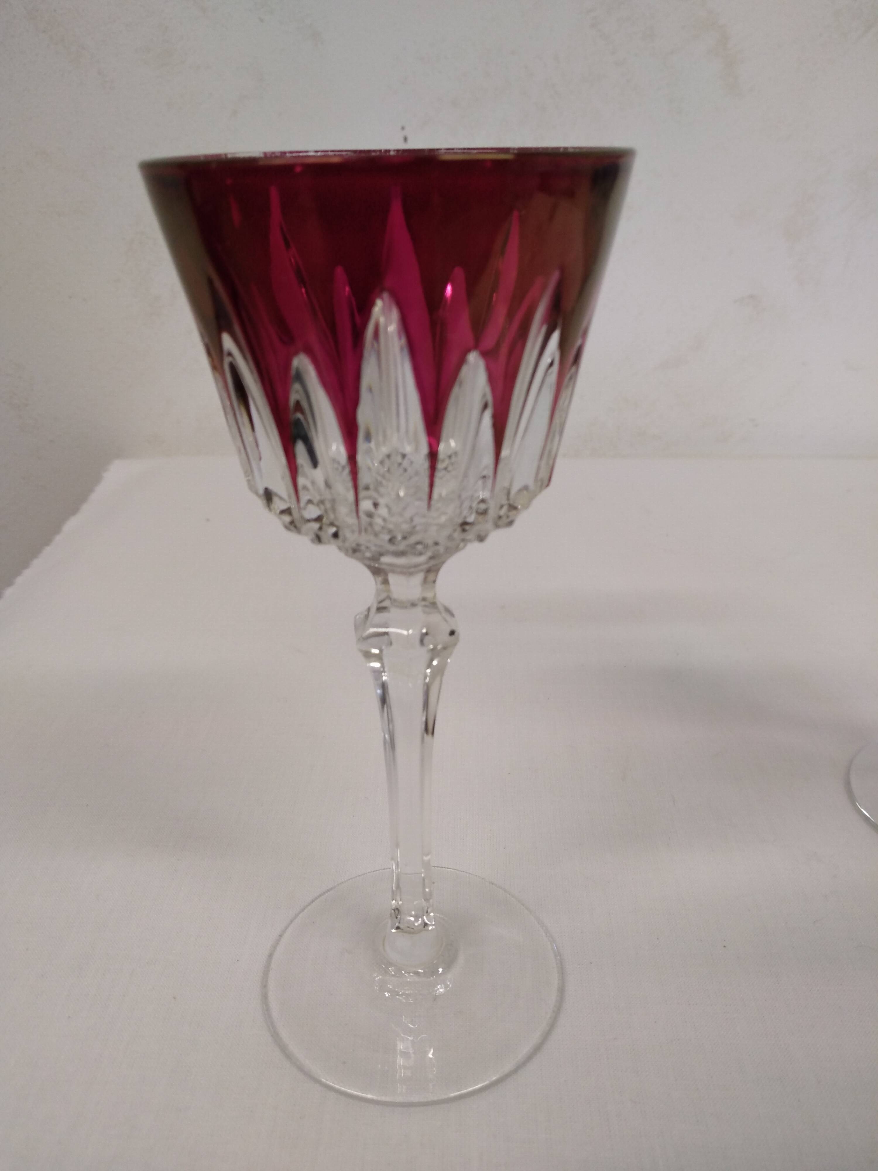 Colorful stemware