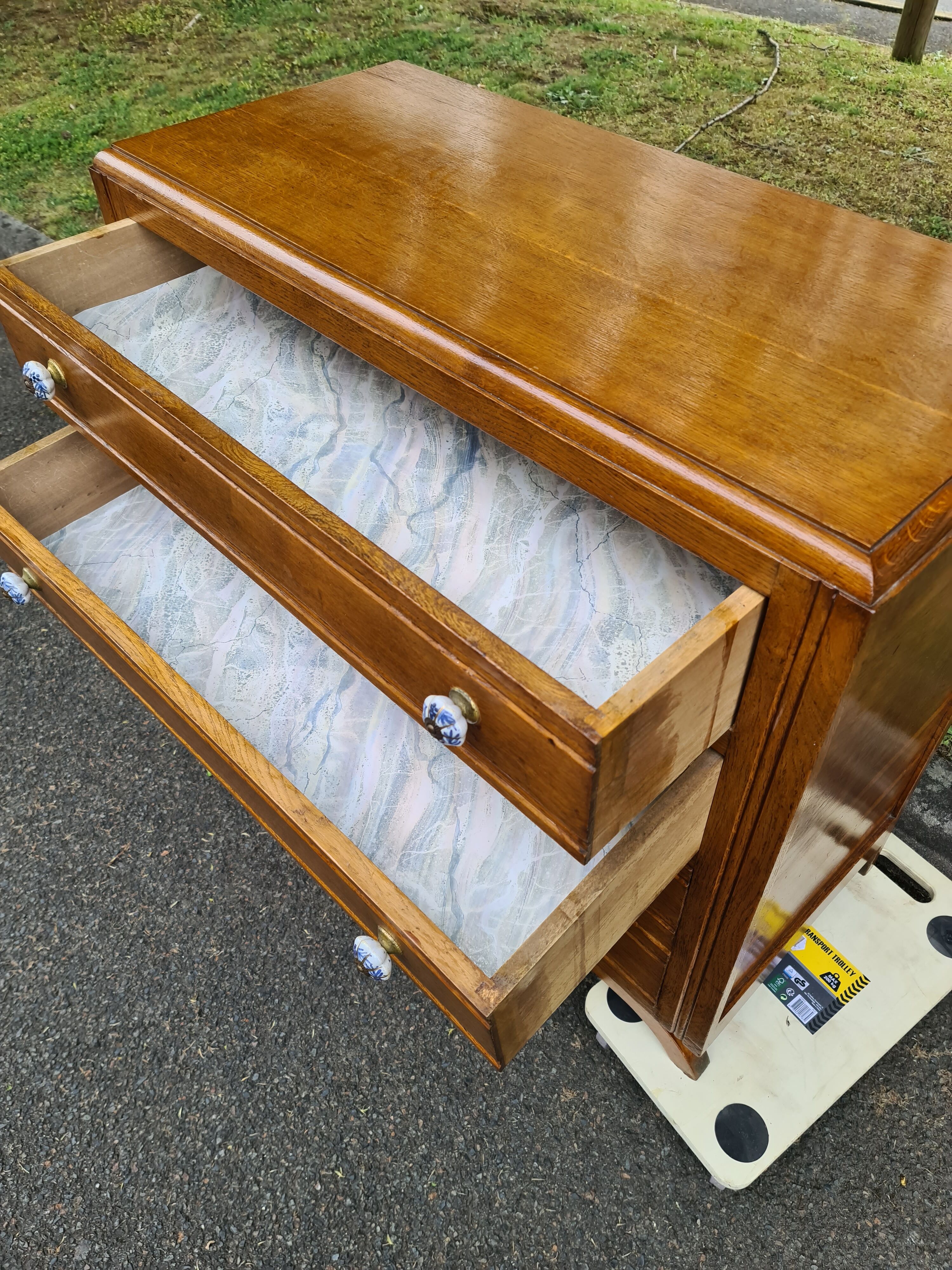 Art Deco dresser in solid wood  1940