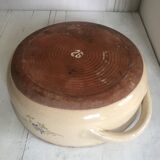 Ancien plat en grès 27cm