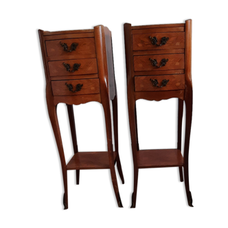 Lot de 2 tables de nuit