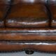 Restored vintage leather sofa from a gentleman's Victorian club.