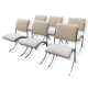 Ensemble de 6 chaises années 70