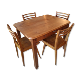 Kitchen table and four bistro chairs