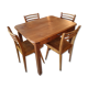 Kitchen table and four bistro chairs