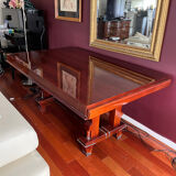 Acacia dining table from the 50s