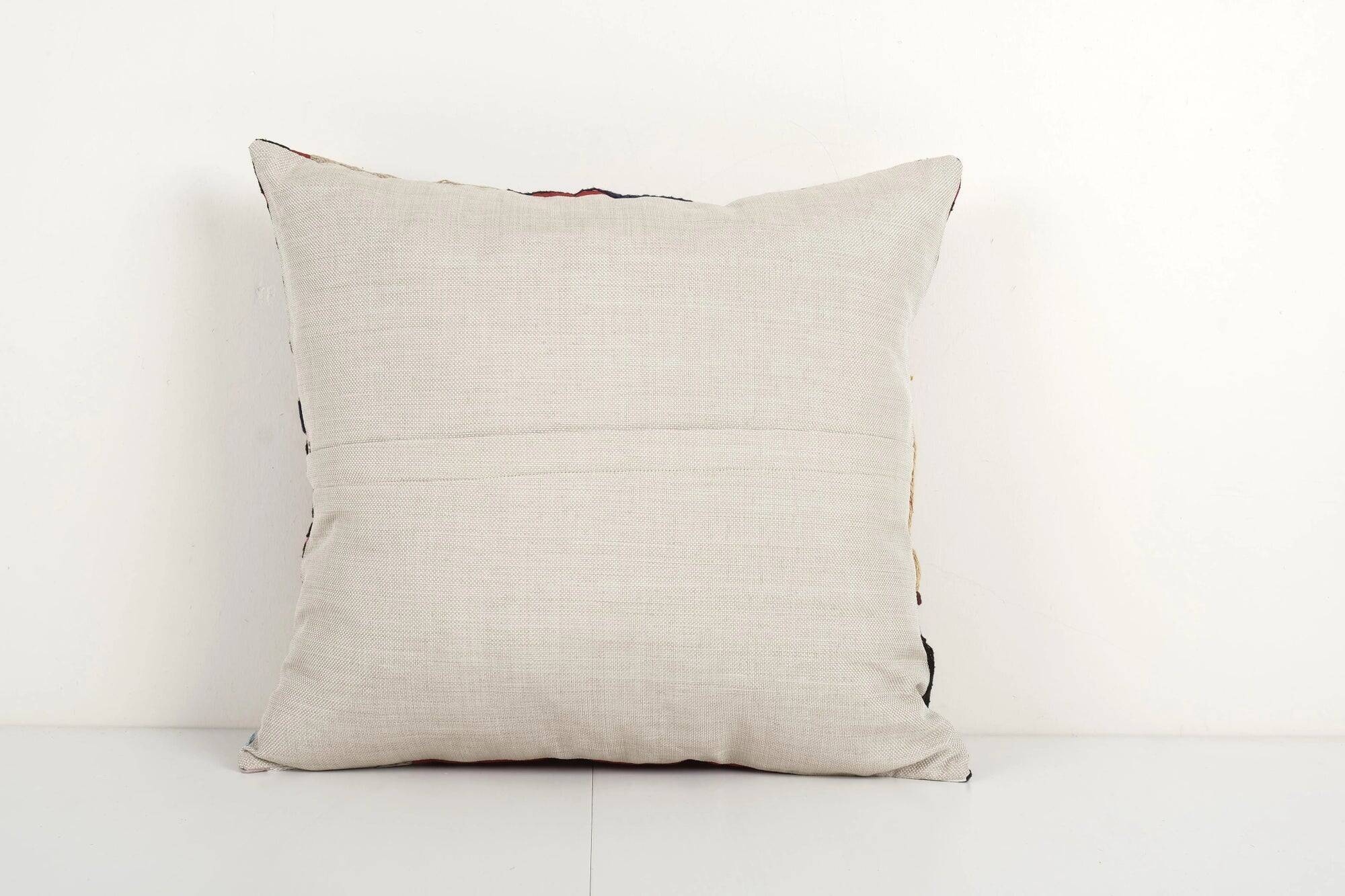 Vintage embroidered cushion cover 43x48 cm