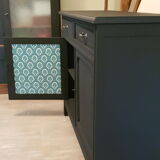 Black art deco buffet