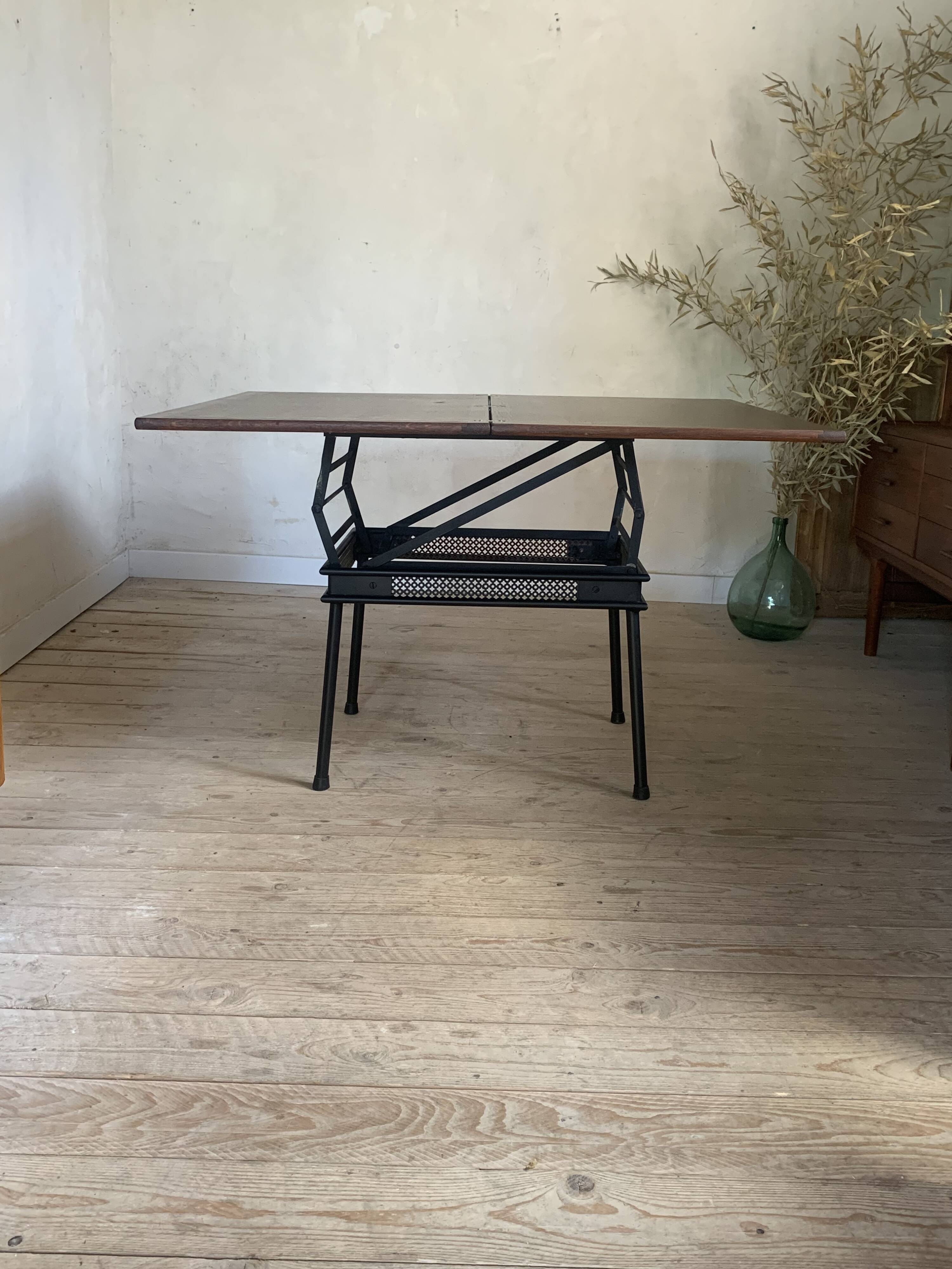 Vintage modular portfolio table in Albert Ducrot style