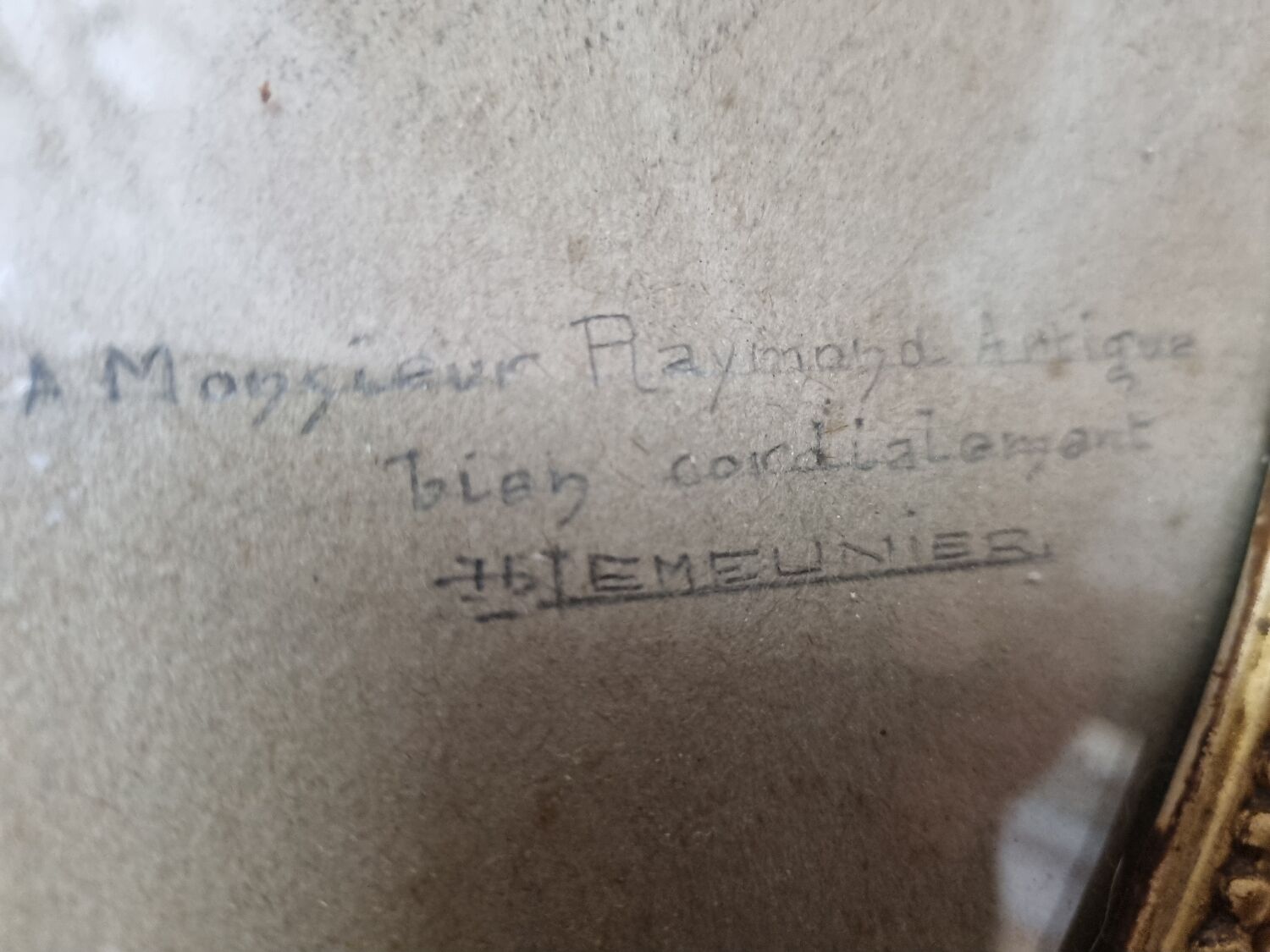 Pastel drawing The miller early twentieth century