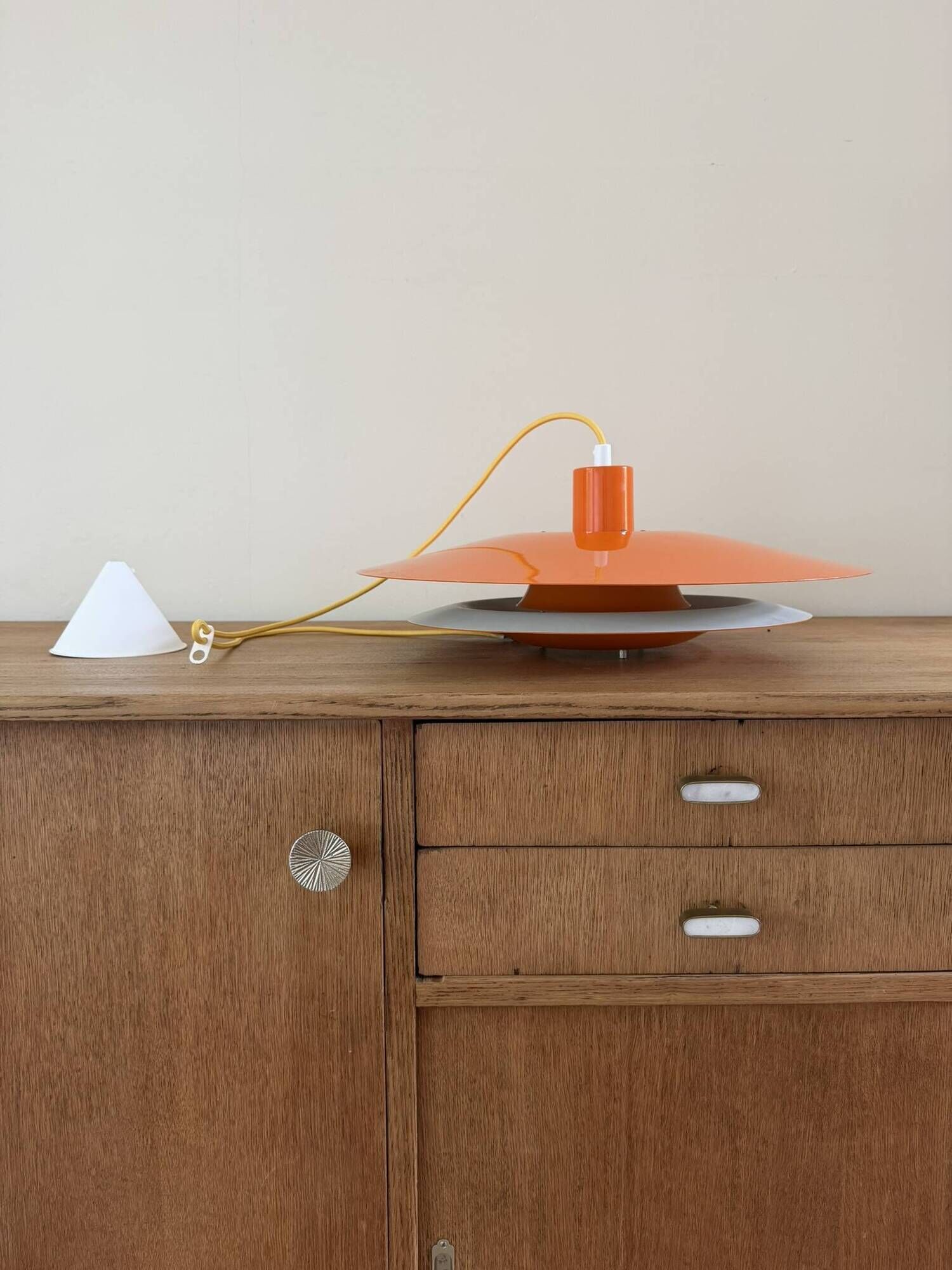 Rare vintage Danish design lamp - 1970s - Space Age lamp