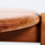 Pinewood stool, in manner of Rainer Daumiller