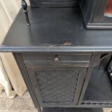 Black antique shelf