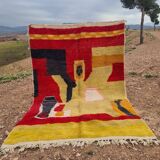 Handmade Berber wool BOUJAAD rug 300X200 cm