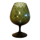 Vase verre empoli vert