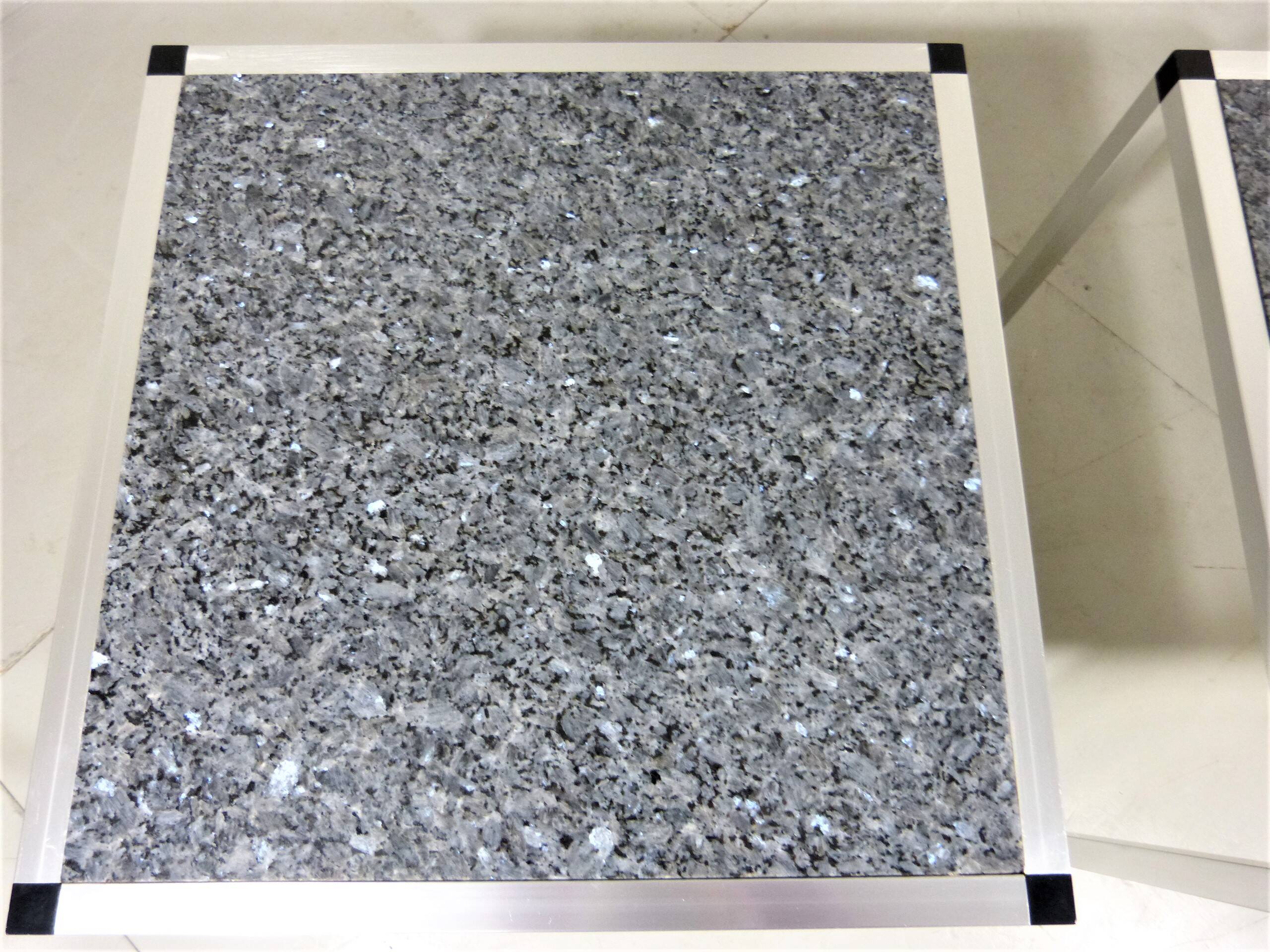 Granite side tables, 1970-80’s