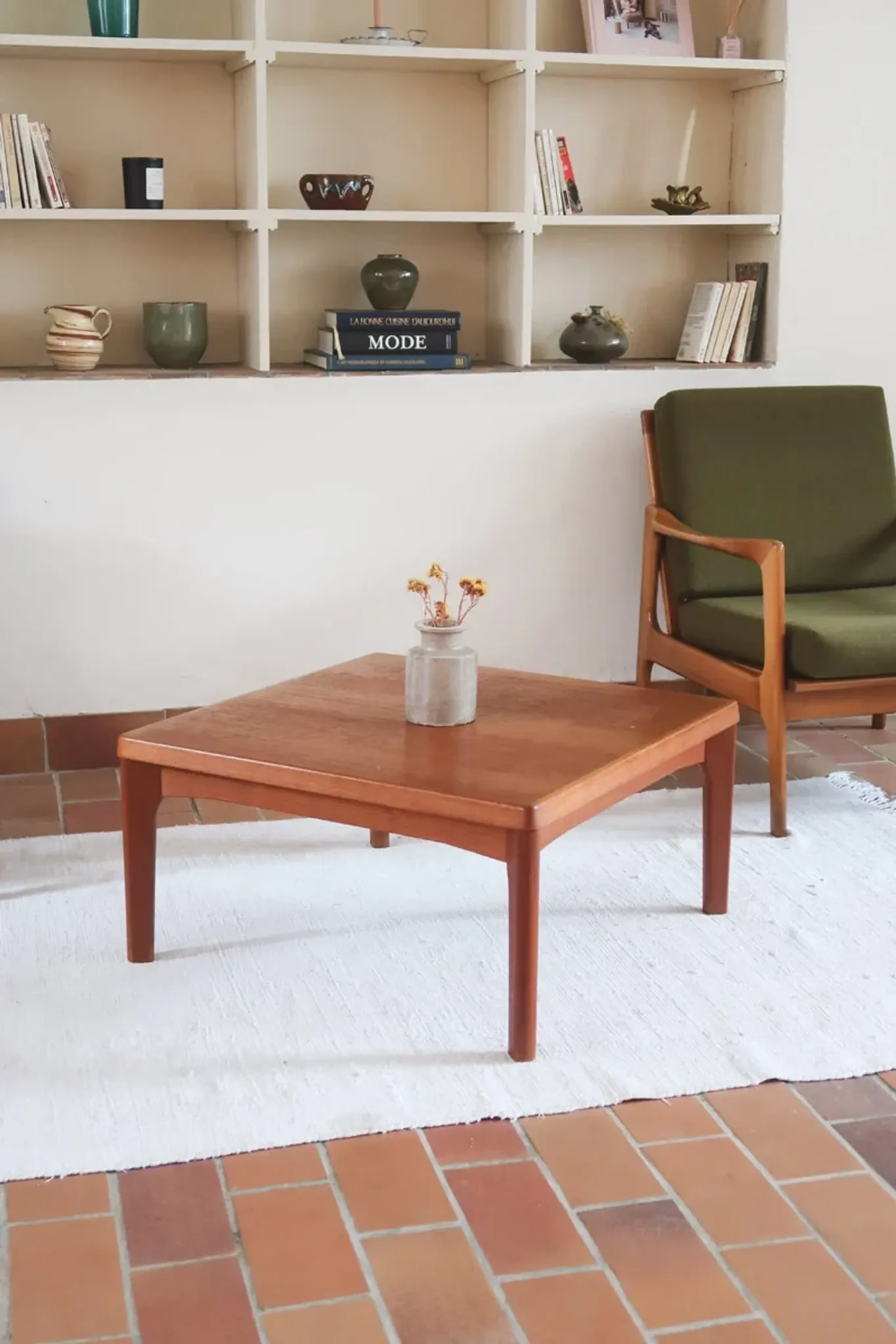 Henning Kjaernulf coffee table for Vejle Mobelfabrik in teak – Denmark, 1960s