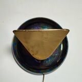 Aplique de pared iridiscente. España, 1980s.