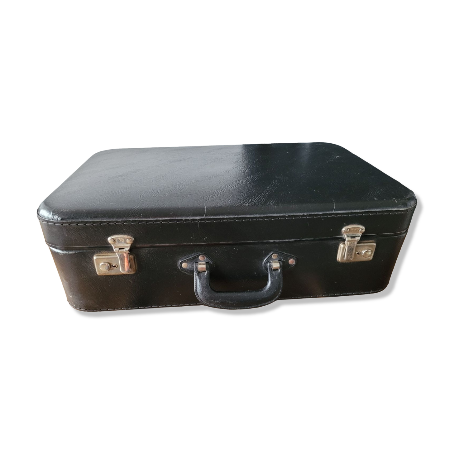 Antique cardboard suitcase