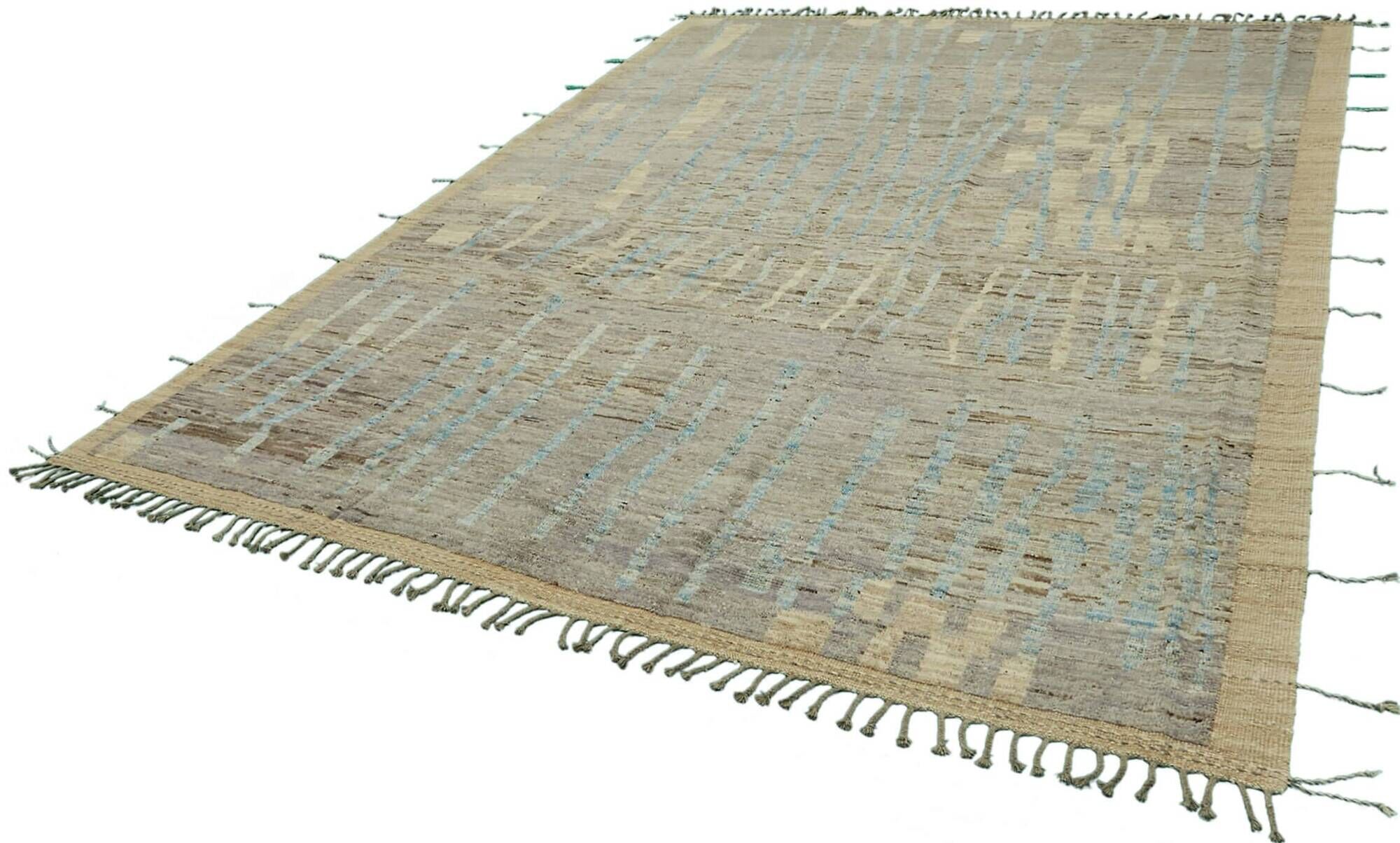 Handmade Tribal Decorative 287 cm x 364 cm Blue Wool Carpet