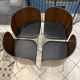 Teak table and 4 chairs set fusion model by Sandra Kragnert for Ikea Swedish 1990s