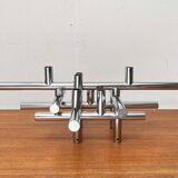 Mid-century Swiss space-age wall lamps or ceiling lights by Temde, 1960s.