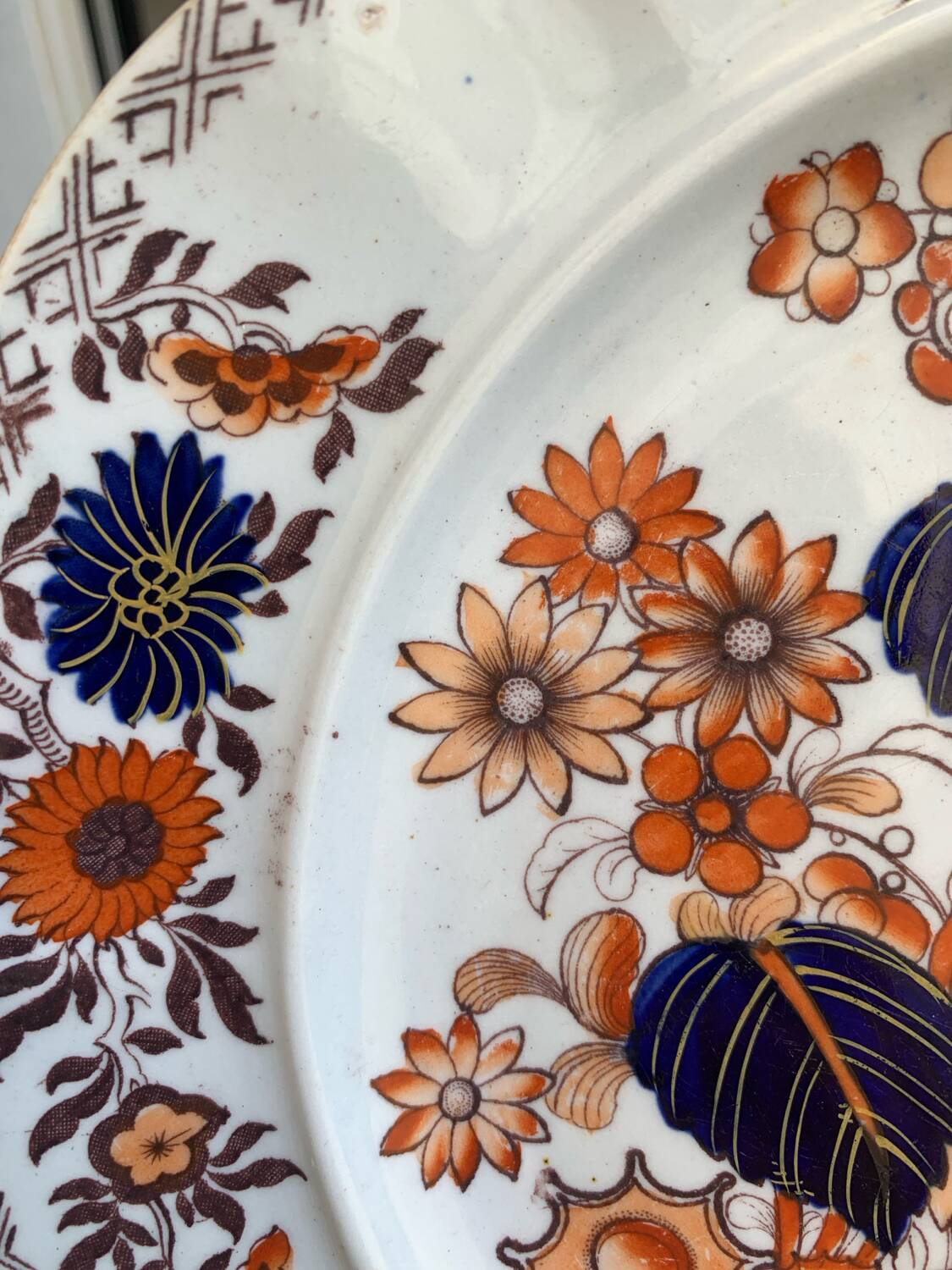 Ironstone Mason's Porcelain Plate